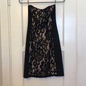 Aqua by Bloomingdales strapless cocktail dress